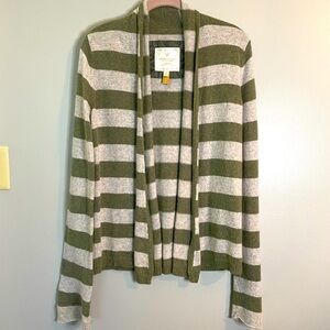 American Eagle Women's Gray and Green Sweater SZ/Med